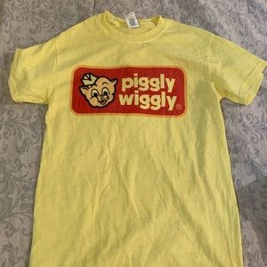 Piggly wiggly light yellow tshirt